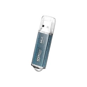 シリコンパワー USB3.0フラッシュメモリ 64GB Marvel M01 アイシーブルー SP064GBUF3M01V1B