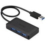 バッファロー（サプライ） USB3.0ハブ 4ポートタイプ マグネット付 ブラック BSH4U22U3BK