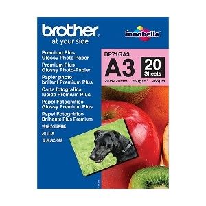 ブラザー工業（BROTHER） 写真光沢紙 A3 20枚 BP71GA3