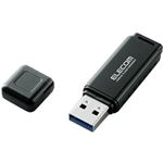 ELECOM（エレコム） セキュリティソフト対応 バリュータイプUSB3.0メモリ／8GB／ブラック MF-HSU3A08GBK