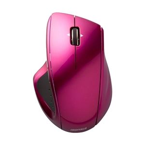 バッファロー（サプライ） 無線（2.4GHz）BlueLEDマウス 5ボタン／静音／横スクロールタイプ ピンク BSMBW11PK
