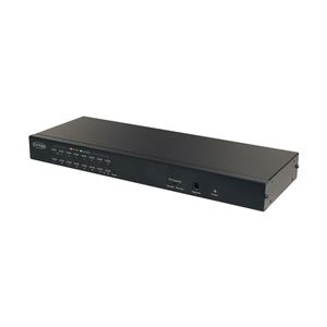 コレガ PC16台用 PS／2＆USBコンボ、VGA対応 ブロードキヤスト機能搭載高性能切替器 CG-PC16KVMC