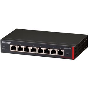 バッファロー レイヤー2 Giga スマートスイッチ 8ポート BS-GS2008