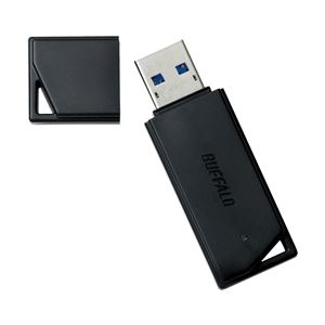 バッファロー USB3.0用 USBメモリー バリューモデル 128GB ブラック RUF3-K128GA-BK