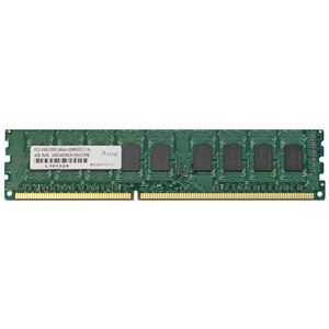 アドテック サーバー用 DDR3 1333／PC3-10600 Unbuffered DIMM 4GBECC ADS10600D-E4G