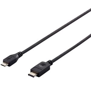 バッファロー（サプライ） USB2.0ケーブル（C to microB） 1m ブラック BSUCMB210BK