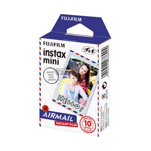 富士フイルム チェキ用カラーフィルム instax mini 絵柄（エアメール） 10枚入 INSTAX MINI AIRMAIL WW 1