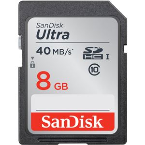 サンディスク ウルトラ SDHC UHS-I カード 8GB SDSDUN-008G-J01