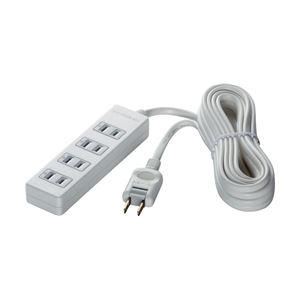 バッファロー（サプライ） 2ピン式電源タップ 4個口タイプ 雷サージ防止付 3m ホワイト BSTAPSG2430WH