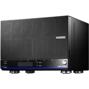 アイ・オー・データ機器 「拡張ボリューム」採用／増設用スロット搭載 4ドライブビジネスNAS 8TB HDL4-H8EX