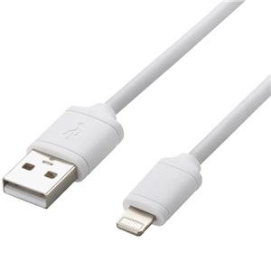 Logitec Lightningコネクタ付USBケーブル／ストレート／AV売場用／0.1m／ホワイト LHC-UALO01WH