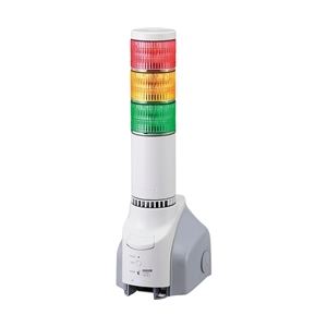 パトライト MP3再生ネットワーク監視表示灯 直径60mm／3段／赤黄緑 NHL-3FV1-RYG