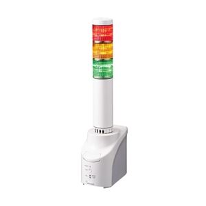 パトライト ネットワーク監視表示灯 直径40mm／3段／赤黄緑 NHP-3FB1-RYG