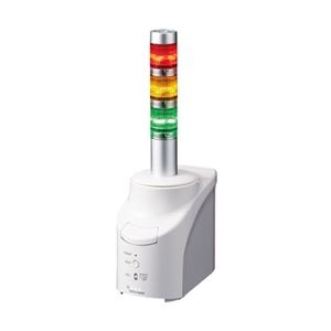 パトライト ネットワーク監視表示灯 直径25mm／3段／赤黄緑 NHS-3FB1-RYG