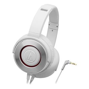 オーディオテクニカ SOLID BASS ポータブルヘッドホン ホワイト ATH-WS550 WH