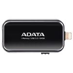 ADATA Lightning ＆ USB 3.0接続USBメモリ i-Memory UE710フラッシュドライブ ブラック/64GB AUE710-64G-CBK