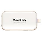ADATA Lightning ＆ USB 3.0接続USBメモリ i-Memory UE710フラッシュドライブ ホワイト/64GB AUE710-64G-CWH