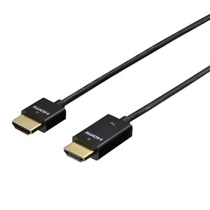 バッファロー（サプライ） HDMIケーブル スリム Ver1.4準拠 1.5m ブラック BSHD2S15BK