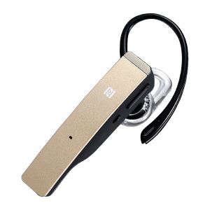 バッファロー（サプライ） Bluetooth4.1対応 デュアルマイクヘッドセット NFC対応 ゴールド BSHSBE34GD
