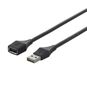 バッファロー（サプライ） どっちもUSB2.0延長ケーブル 3.0m ブラック BSUAADU230BKA