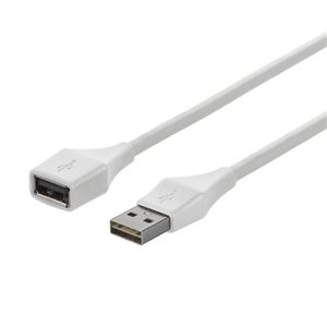 バッファロー（サプライ） どっちもUSB2.0延長ケーブル 3.0m ホワイト BSUAADU230WHA