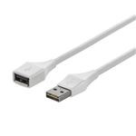 バッファロー（サプライ） どっちもUSB2.0延長ケーブル 3.0m ホワイト BSUAADU230WHA