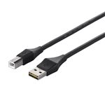 バッファロー（サプライ） どっちもUSB2.0ケーブル（A to B） 3.0m ブラック BSUABDU230BKA