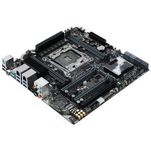 ASUS TeK マザーボード Intel X99/LGA2011-V3/DDR4メモリ対応/mATX X99-M/WS/SE