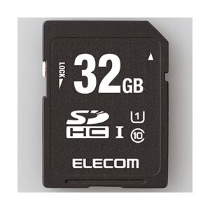 エレコム SDHCカード/ネットワークカメラ用/UHS-I U1/Class10/32GB MF-ACSD32GU11/H