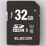 エレコム SDHCカード/ネットワークカメラ用/UHS-I U1/Class10/32GB MF-ACSD32GU11/H