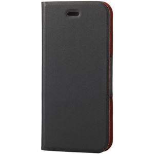 エレコム iPhone 6s/6用ソフトレザーカバー/薄型/ブラック PM-A15PLFUMBK