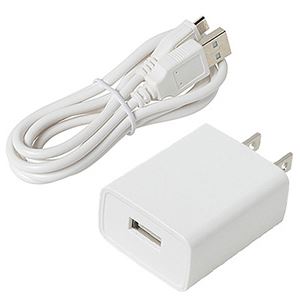 FREETEL FREETEL純正 MIYABI用 USBコード+ACアダプタ急速充電用セット ACUSB-FTJ152C