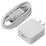FREETEL FREETEL純正 KIWAMI用 USBコード+ACアダプタ急速充電用セット ACUSB-FTJ152D