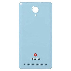 FREETEL FREETEL純正 Priori3用 バックカバー ミントブルー BC-FTJ152A-MI