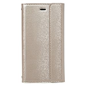 FREETEL FREETEL純正 Priori3 LTE用 フリップカバー シャンパンゴールド OC-FTJ152A-CG