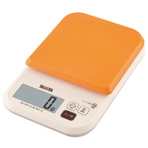 タニタ デジタルクッキングスケール オレンジ KJ-110M-OR