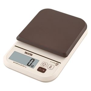 タニタ デジタルクッキングスケール ブラウン KJ-210M-BR