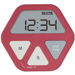 タニタ ガラスにつくタイマー レッド TD-410-RD