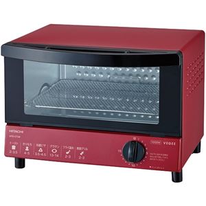 日立製作所（家電） オーブントースター レッド HTO-CT30R