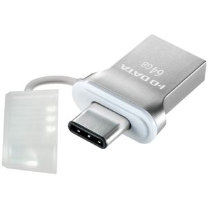 アイ・オー・データ機器 USB 3.1 Gen1 Type-C⇔Type-A 両コネクター搭載USBメモリー64GB U3C-HP64G