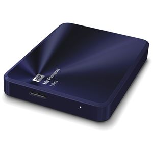 アイ・オー・データ機器 プレミアムストレージ「My Passport Ultra Metal Edition」ブルーブラック 3TB WDBEZW0030BBA-JESN