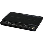 アイリスオーヤマ 2口IHコンロ IHK-W1-B