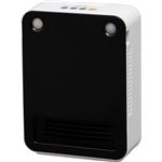 アイリスオーヤマ 人感センサー付セラミックファンヒーター LEDライト付き ブラック JCH-12DL-B