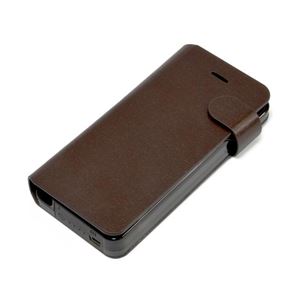 日本トラストテクノロジー Leather Battery Case for iPhone5 Dark Brown YJ-H60-DB