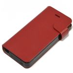 日本トラストテクノロジー Leather Battery Case for iPhone5 Red YJ-H60-RE