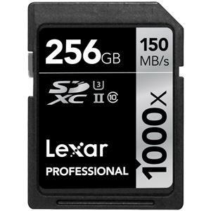 レキサー Professional 1000x SDXC UHS-IIカード 256GB LSD256CRBJPR1000