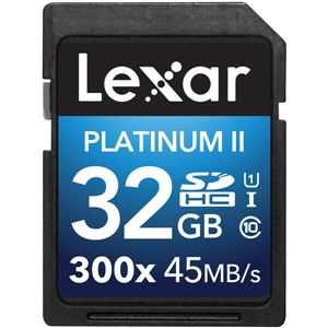 レキサー Platinum II 300x SDHC UHS-Iカード 32GB LSD32GBBJP300