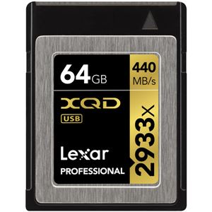 レキサー Professional 2933x XQD 2.0カード 64GB LXQD64GCRBJP2933
