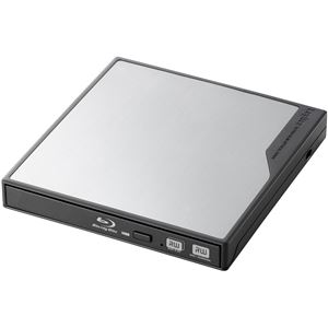 Logitec Blu-rayディスクドライブ/forMac/USB3.0/Type-C変換コネクタ付/シルバー LBD-PMJ6U3MSVC