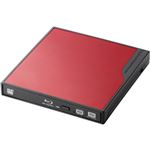 Logitec ポータブルBlu-rayディスクドライブ/USB3.0/再生＆編集ソフト付/レッド LBD-PMK6U3VRD